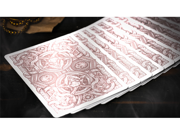 666 V4 (Rose Gold) Playing Cards by Riffle Shuffle
