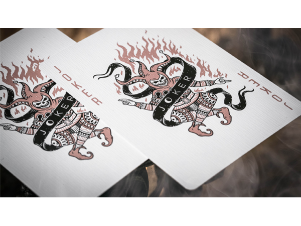 666 V4 (Rose Gold) Playing Cards by Riffle Shuffle