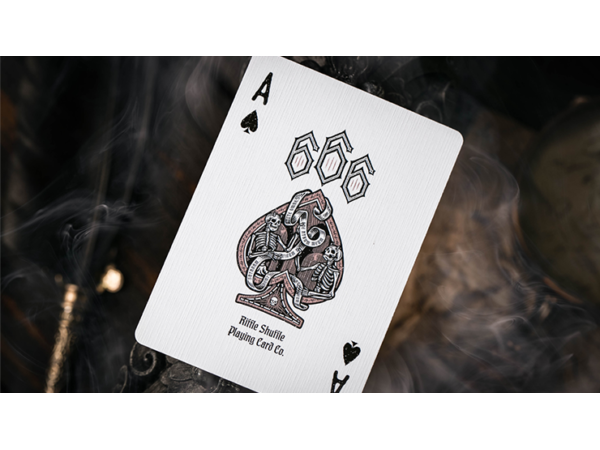 666 V4 (Rose Gold) Playing Cards by Riffle Shuffle