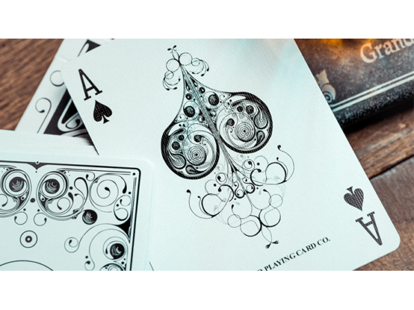 Smoke & Mirror (Smoke-White) Deluxe Limited Edition Playing Cards by Dan & Dave