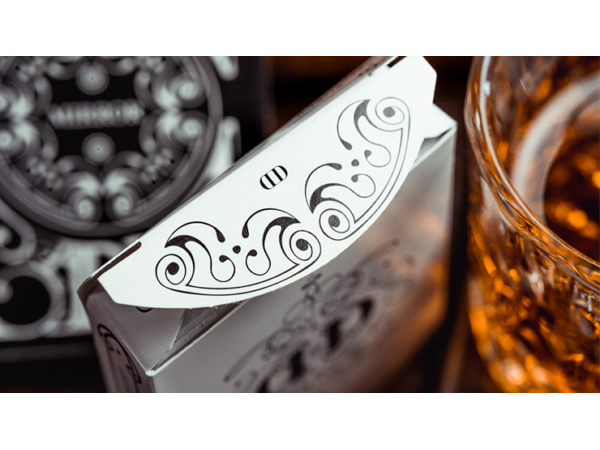 Smoke & Mirror (Smoke-White) Deluxe Limited Edition Playing Cards by Dan & Dave
