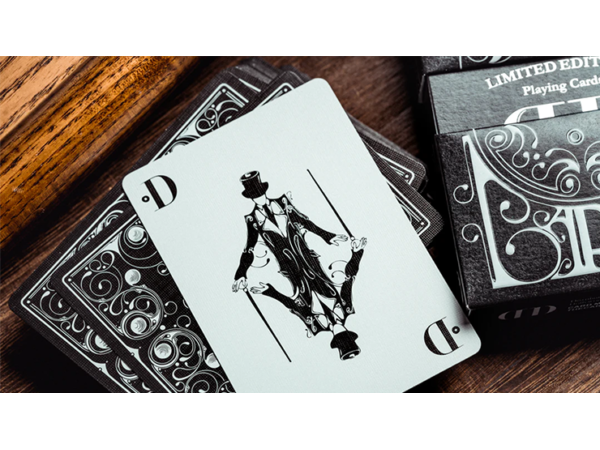 Smoke & Mirror (Mirror- Black) Deluxe Limited Edition Playing Cards by Dan & Dave