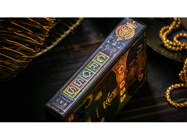 The Cross (Golden Grace Foiled Edition) Playing Cards by Peter Voth x Riffle Shuffle