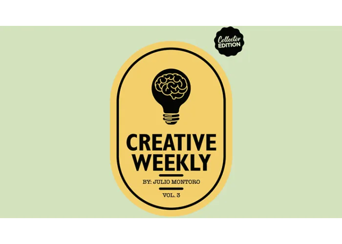 CREATIVE WEEKLY VOL. 3 LIMITED (Gimmicks and Online Instructions) by Julio Montoro - Trick