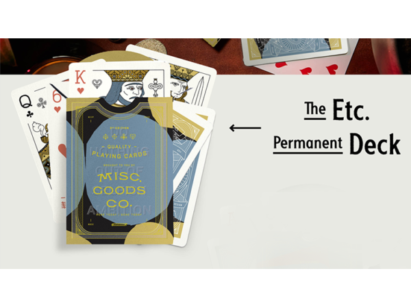 The ETC. Permanent Playing Cards by Misc. Goods