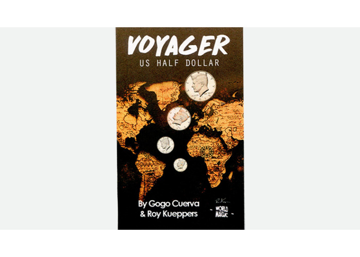 Voyager US Half Dollar (Gimmick and Online Instruction) by GoGo Cuerva / Matrix Routine