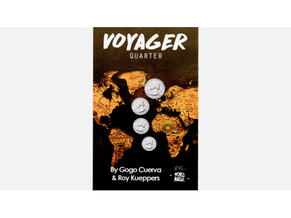 Voyager US Quarter (Gimmick and Online Instruction) by GoGo Cuerva / Matrix Routine