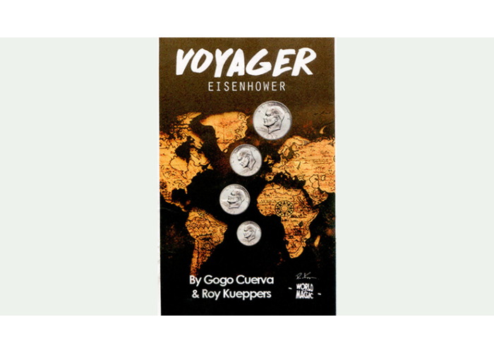 Voyager US Eisenhower Dollar (Gimmick and Online Instruction) by GoGo Cuerva / Matrix Routine