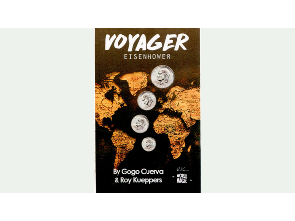 Voyager US Eisenhower Dollar (Gimmick and Online Instruction) by GoGo Cuerva / Matrix Routine