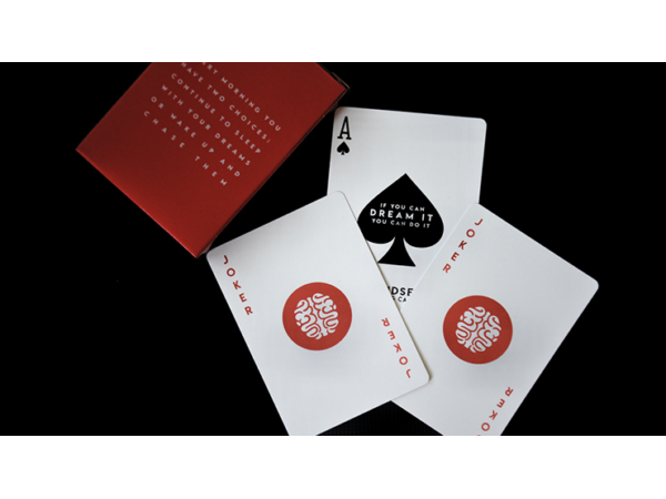 Mindset Duo 1 Red and 1 Blue Set Playing Cards (Marked) by Anthony Stan
