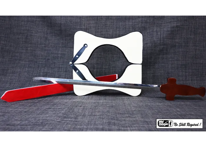 Sword Thru Neck (2 pcs items) by Mr. Magic - Trick