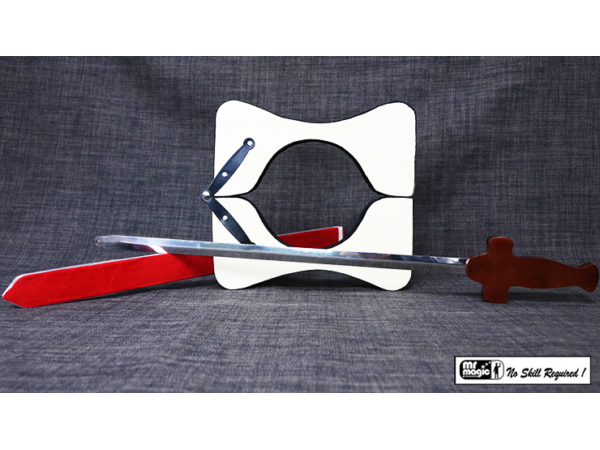 Sword Thru Neck (2 pcs items) by Mr. Magic - Trick