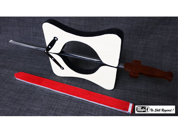 Sword Thru Neck (2 pcs items) by Mr. Magic - Trick