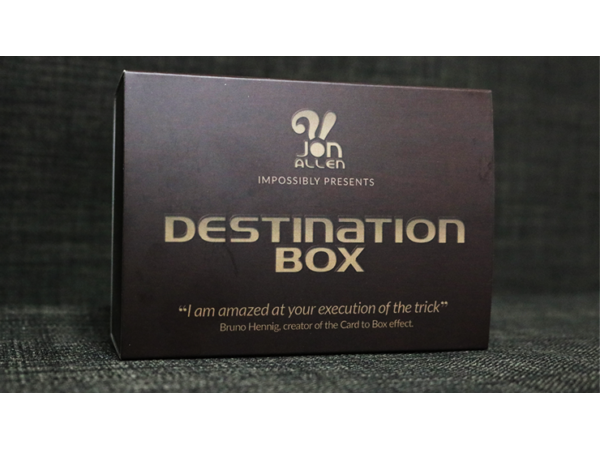 DESTINATION BOX (Gimmicks & Online Instructions) by Jon Allen