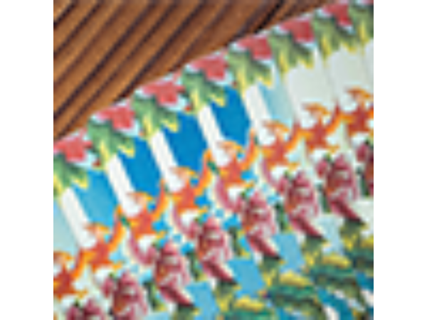 Phoenix and Peony (Blue) Playing Cards by Bacon Playing Card Company