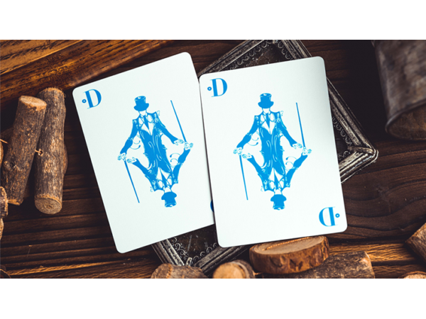 Smoke & Mirrors V9 (Blue Edition) Playing Cards by Dan & Dave