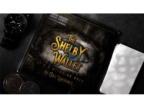Shelby Wallet (Gimmicks and Online Instructions) by Gaz Lawrence and Mark Mason