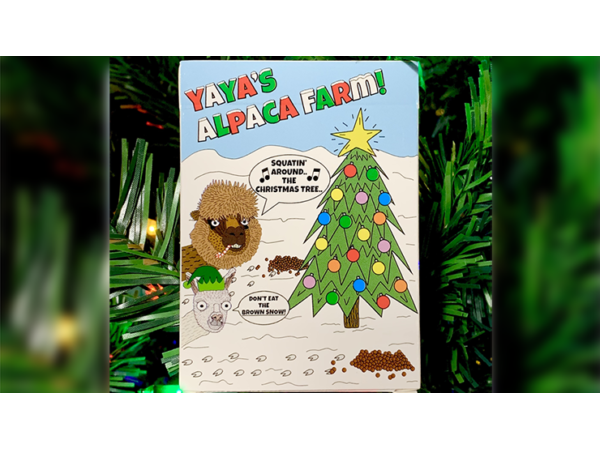 Alpaca Christmas Playing Cards