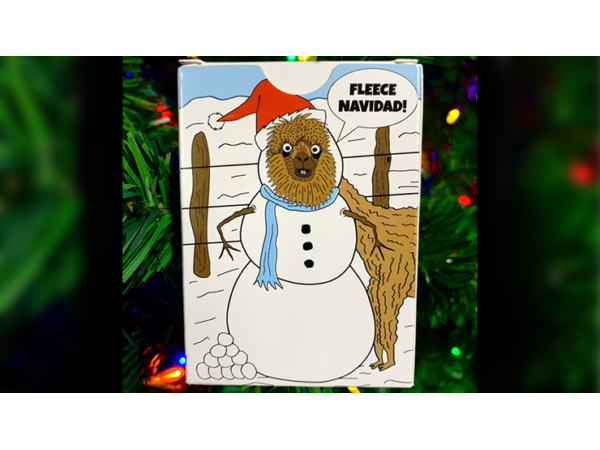 Alpaca Christmas Playing Cards