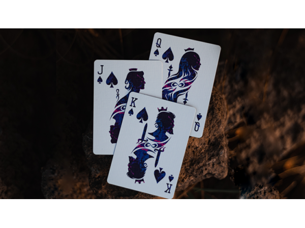 Holographic Foiled Nebula Playing Cards