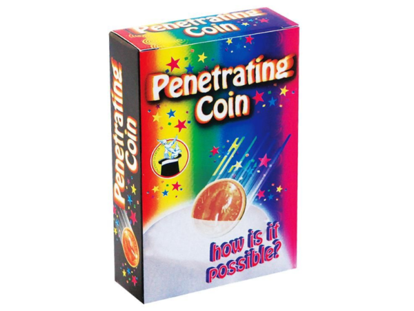 Penetrating coin
