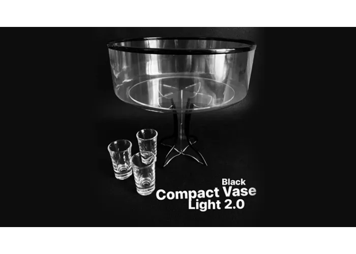 Compact Vase Light BLACK by Victor Voitko