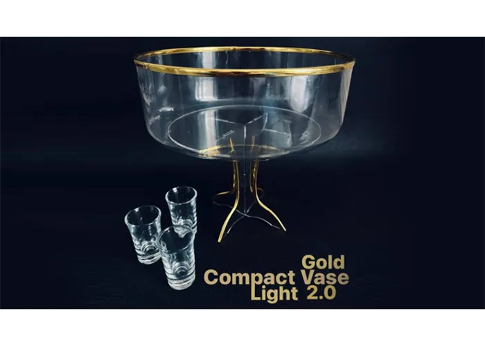Compact Vase Light GOLD by Victor Voitko