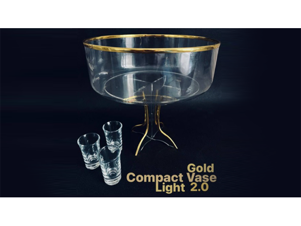 Compact Vase Light GOLD by Victor Voitko