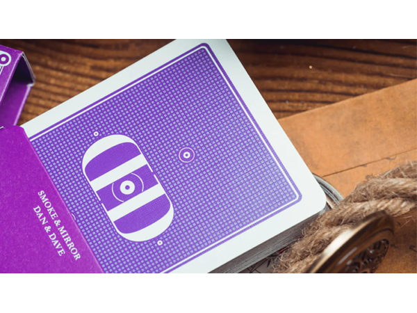 Smoke & Mirrors V9, Purple (Standard) Edition Playing Cards by Dan & Dave