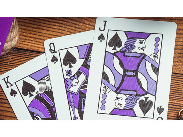 Smoke & Mirrors V9, Purple (Standard) Edition Playing Cards by Dan & Dave