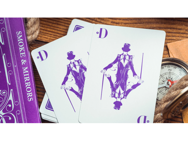 Smoke & Mirrors V9, Purple (Standard) Edition Playing Cards by Dan & Dave