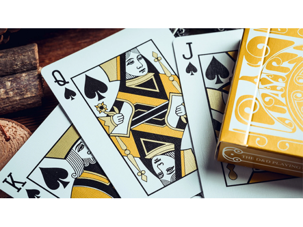 Smoke & Mirrors V9, Gold (Standard) Edition Playing Cards by Dan & Dave