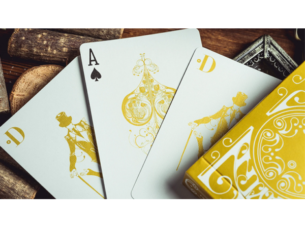 Smoke & Mirrors V9, Gold (Standard) Edition Playing Cards by Dan & Dave
