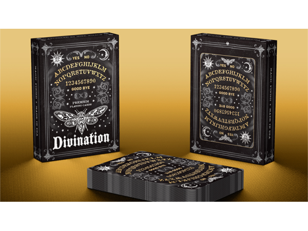 Divination (Black) Playing Cards by Midnight Cards