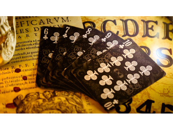 Divination (Black) Playing Cards by Midnight Cards