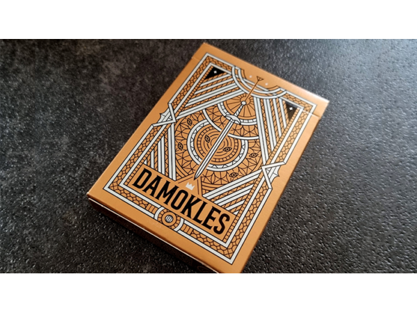 Damokles Cuprum Playing Cards by Giovanni Meroni