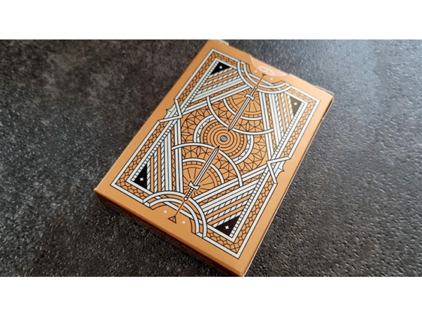 Damokles Cuprum Playing Cards by Giovanni Meroni