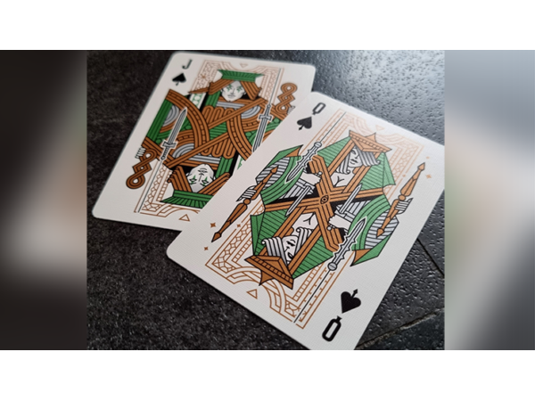 Damokles Cuprum Playing Cards by Giovanni Meroni