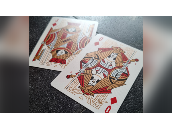 Damokles Cuprum Playing Cards by Giovanni Meroni