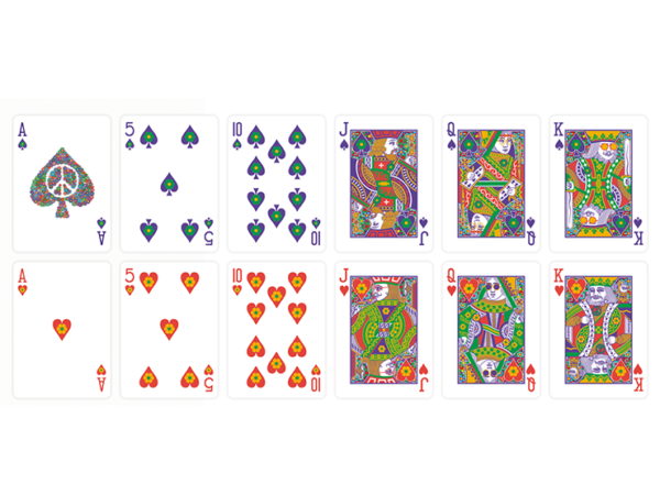 Bicycle Peace & Love Playing Cards by Collectable Playing Cards