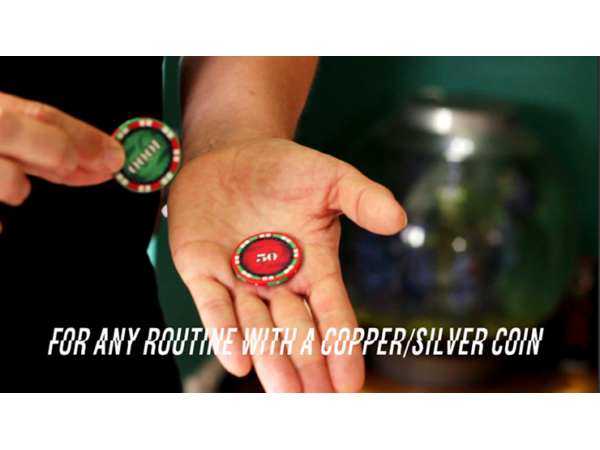 The Ying Yang Poker Chips (Gimmicks and Online Instructions)