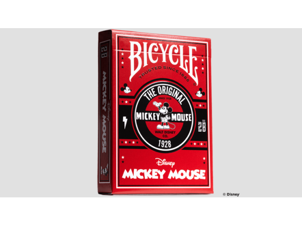 Bicycle Disney Classic Mickey Mouse (Red)  by US Playing Card Co.