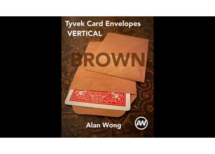 Tyvek VERTICAL Envelopes BROWN (10 pk.) by Alan Wong