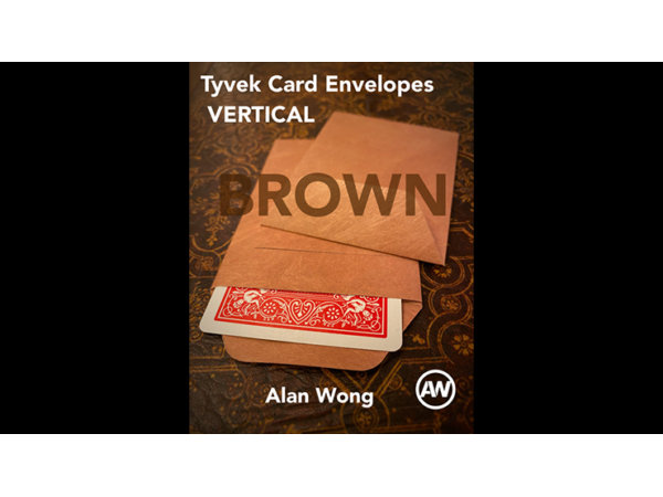 Tyvek VERTICAL Envelopes BROWN (10 pk.) by Alan Wong
