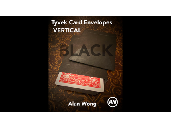 Tyvek VERTICAL Envelopes BLACK (10 pk.) by Alan Wong