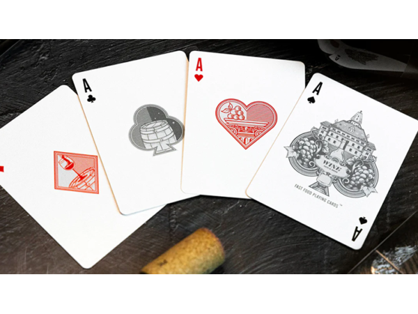 Wine Playing Cards by Fast Foods Playing Cards