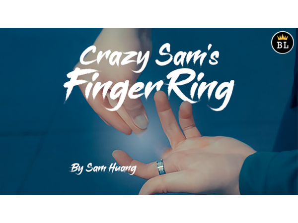 Hanson Chien Presents Crazy Sam's Finger Ring BLACK / SMALL (Gimmick and Online Instructions) by Sam Huang