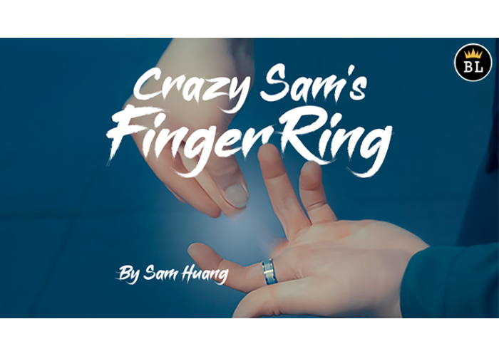 Hanson Chien Presents Crazy Sam's Finger Ring SILVER / EXTRA LARGE (Gimmick and Online Instructions) by Sam Huang