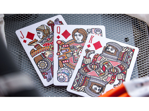 Escape Velocity (Blue) Playing Cards