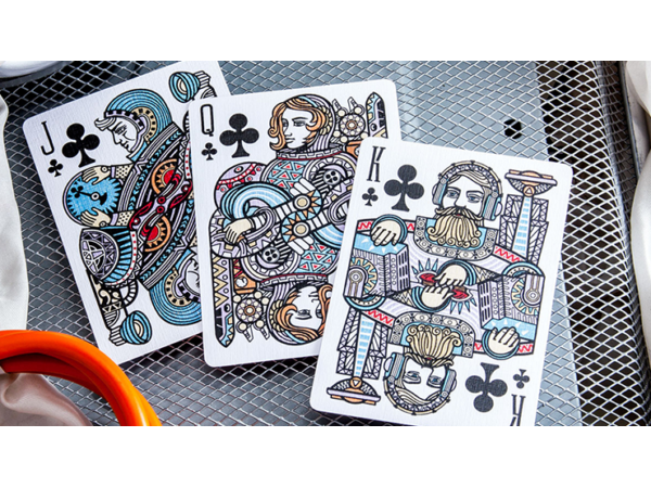 Escape Velocity (Blue) Playing Cards